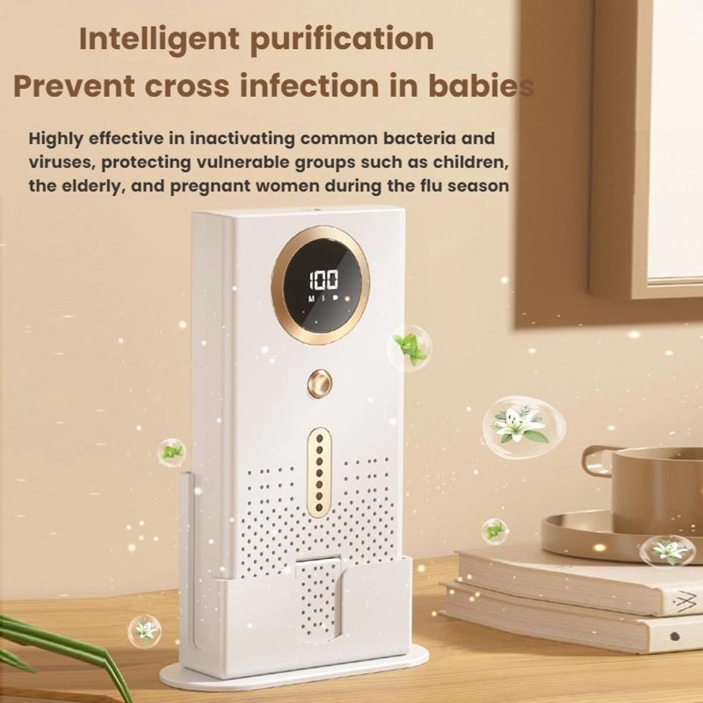 Smart Portable Air Purifier Aromatherapy Diffuser For Car Home Fridge Odor Control 5