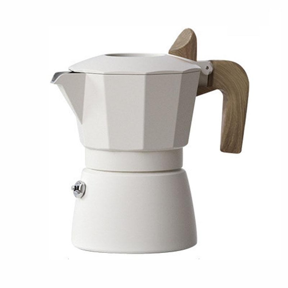 Portable Espresso Maker 100ml Moka Pot Outdoor Coffee Brewer With Dual Valve System 1