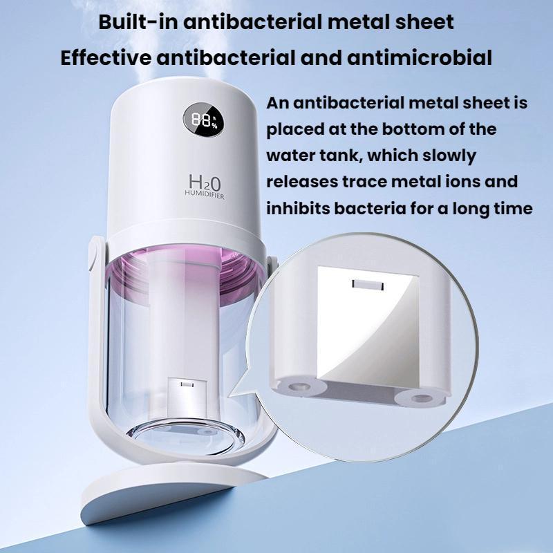 UV C Antibacterial Dual Spray Humidifier With Quiet Mist Portable Stand 1