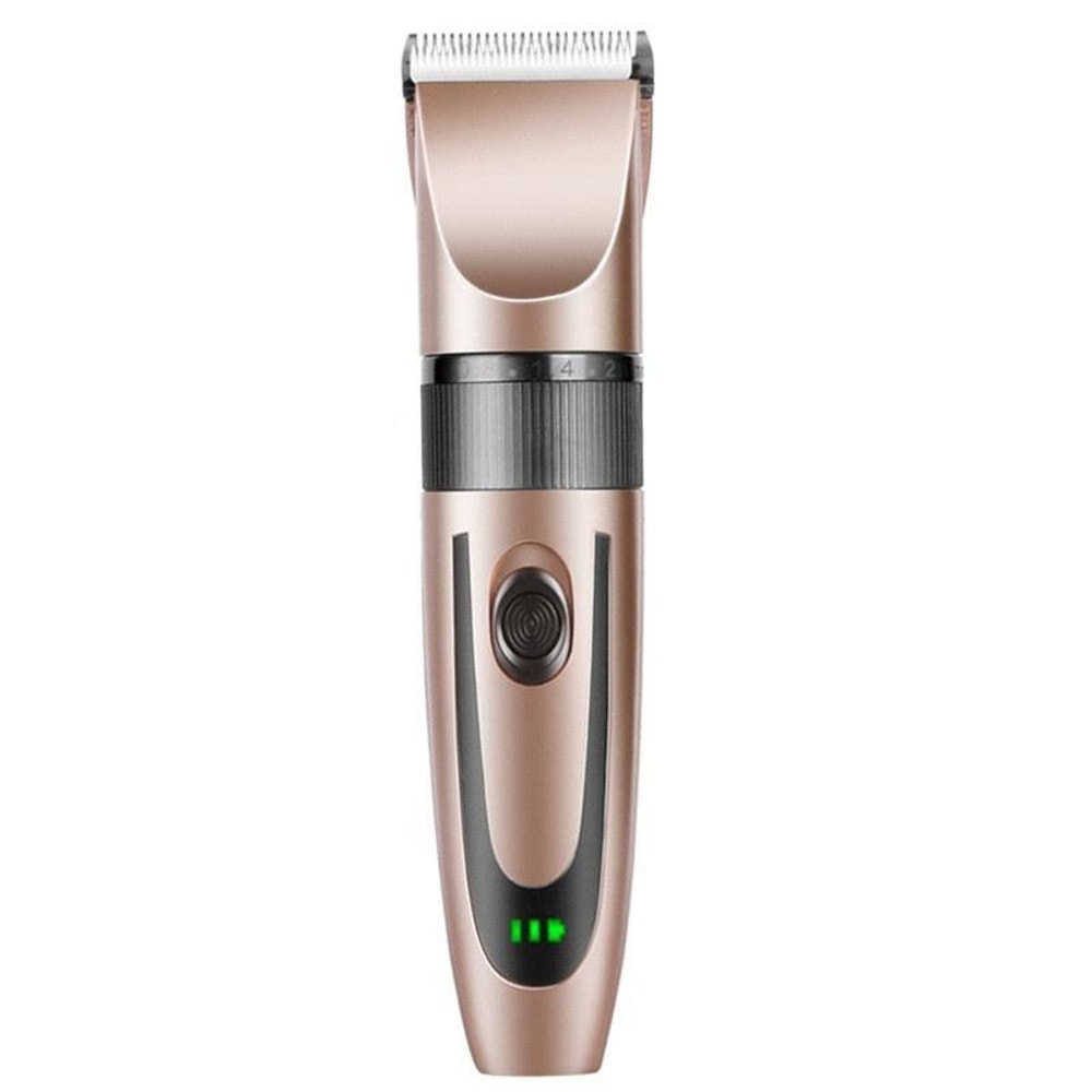 Rechargeable Hair Clipper With Digital Display Quiet Ceramic Blade Grooming Trimmer 9