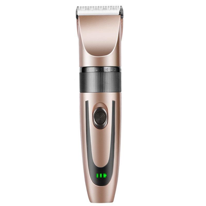 Rechargeable Hair Clipper With Digital Display Quiet Ceramic Blade Grooming Trimmer 9