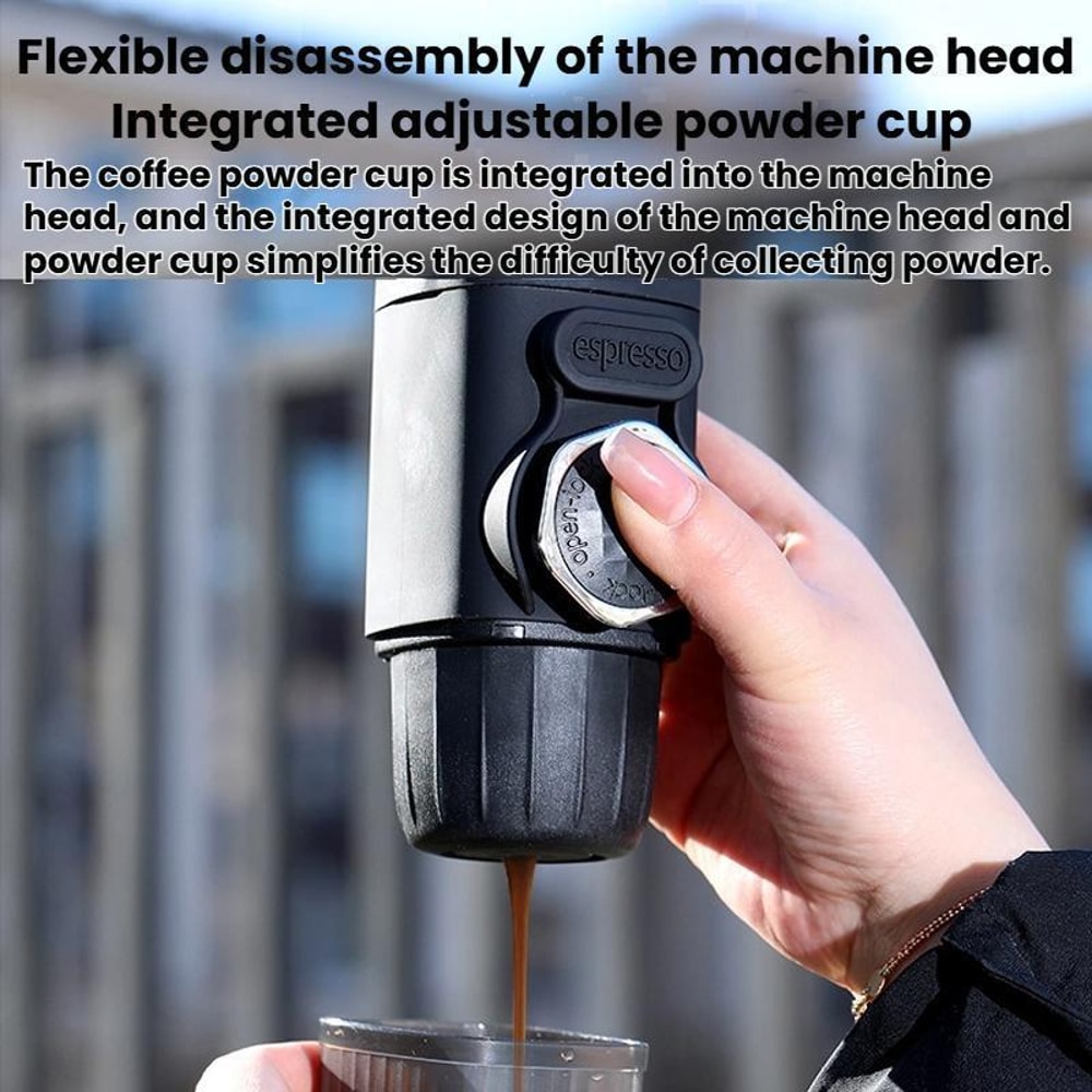 Portable Hand Press Espresso Maker Manual Travel Coffee Machine With 15 Bar Pressure 2