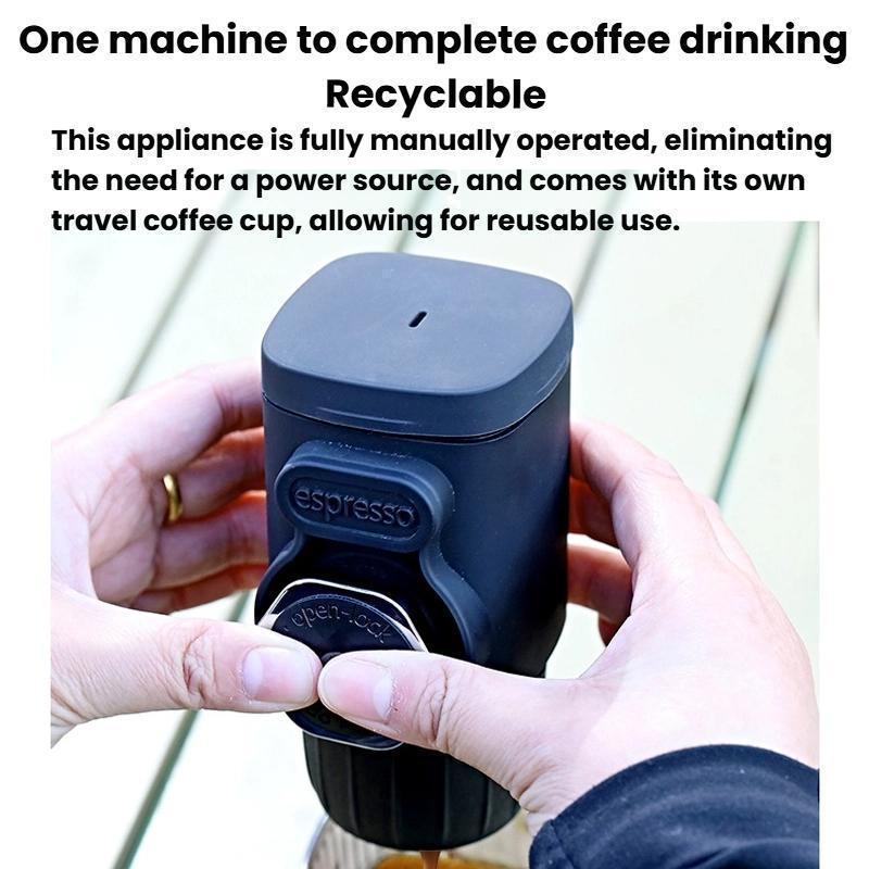 Portable Hand Press Espresso Maker Manual Travel Coffee Machine With 15 Bar Pressure 5