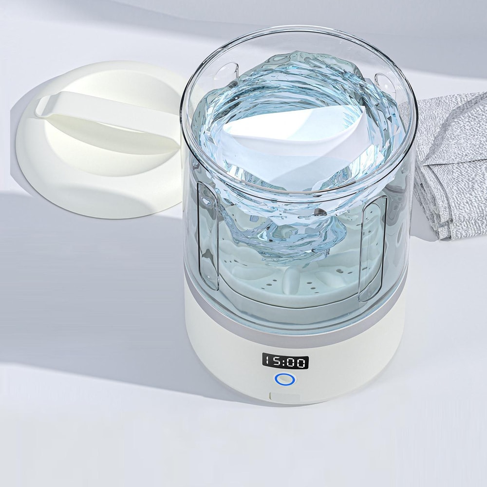 Portable Wireless Underwear Washing Machine Compact Travel Mini Washer 7