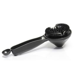 espresso group head cleaning brush with funnel design nylon bristles for portafilter care
