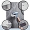 Wall Mounted Hair Dryer Holder With Cord Organizer Space Saving Bathroom Storage Rack 5
