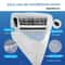 360 Transparent AC Cleaning Cover Kit With Drain Hose For Mess Free Air Conditioner Maintenance 5