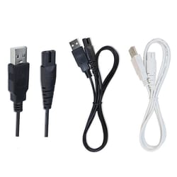 premium usb charging cable for shaver & water refill devices fast, durable power cord