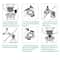 Premium Shaver Replacement Heads For SP9860 9863 9880 Series 4
