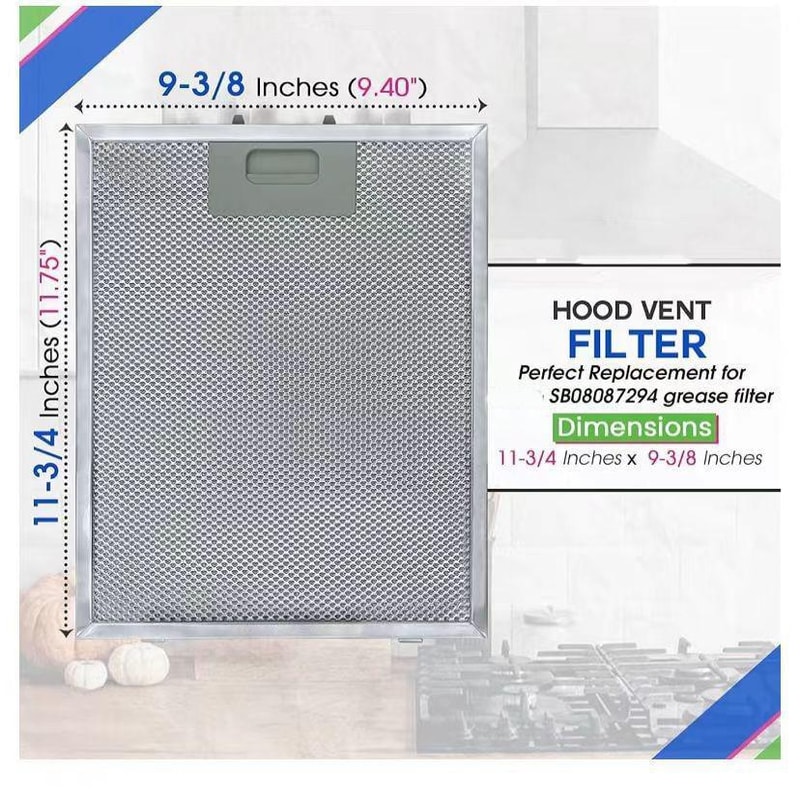 Broan Range Hood Filter Replacement Aluminum Grease Filters