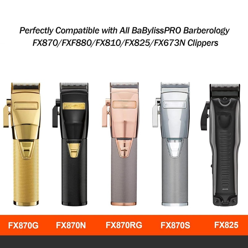 Compatible Replacement Blade Head Set For FX870 FX825 Clippers Precision Fade Taper Blades 3