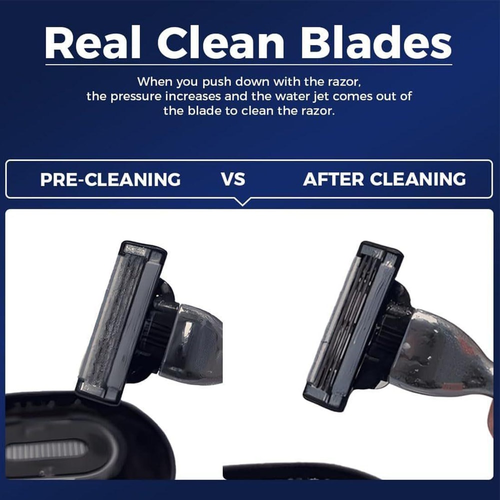 Manual Razor Rinser Cleaner Water Saving Razor Cleaner For Quick Shaving Maintenance 3