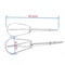 Stainless Steel Hand Mixer Whisk Attachments Set For Donlim Hauswirt Electric Mixers 3