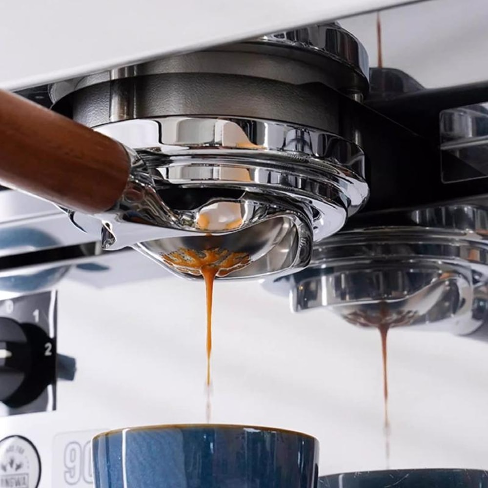 Precision Espresso Portafilter Basket Stainless Steel Spherical Base For Even Extraction 7