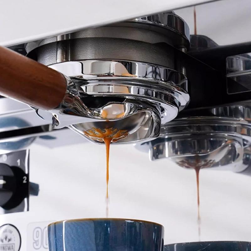 Precision Espresso Portafilter Basket Stainless Steel Spherical Base For Even Extraction 7