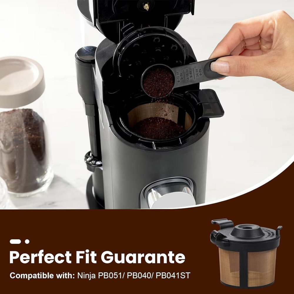 Reusable Stainless Steel Coffee Filter For Ninja Coffee Makers Permanent Mesh Replacement 1