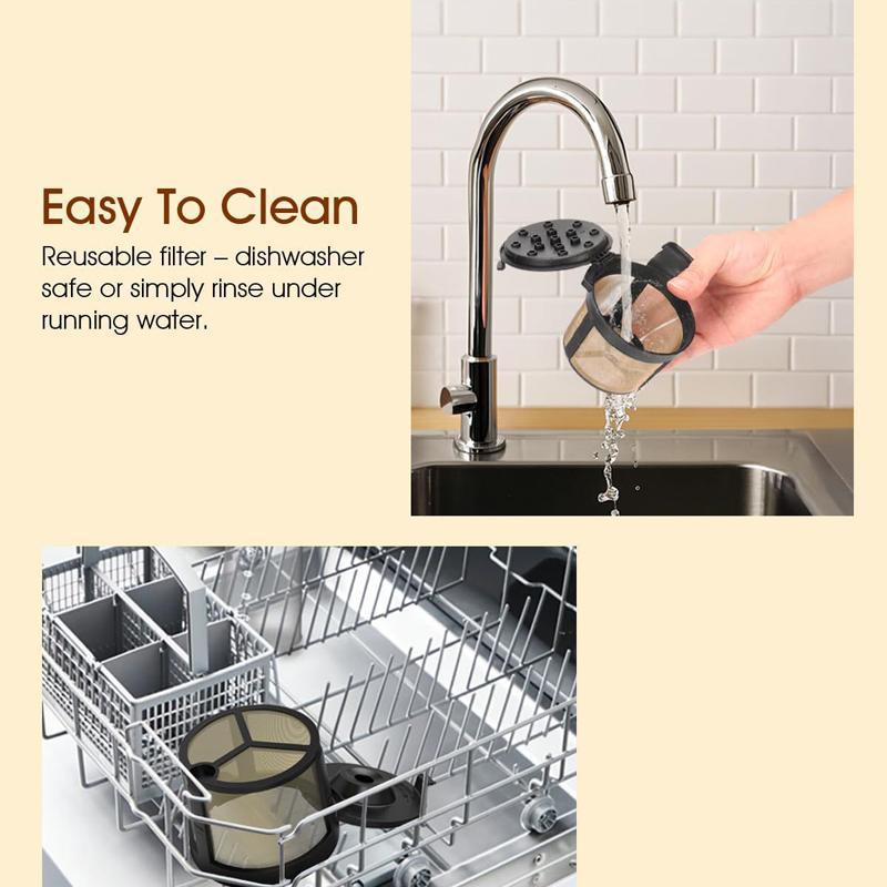 Reusable Stainless Steel Coffee Filter For Ninja Coffee Makers Permanent Mesh Replacement 4
