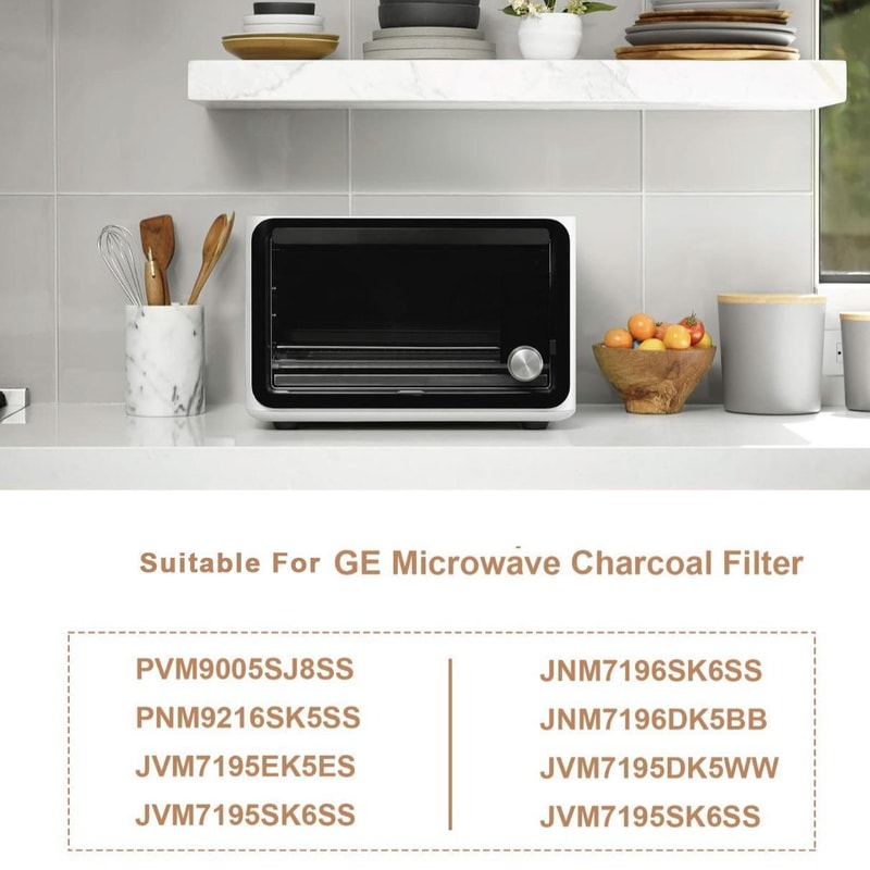 GE Microwave Charcoal Filter Replacement For Odor Removal Air Purifier 3