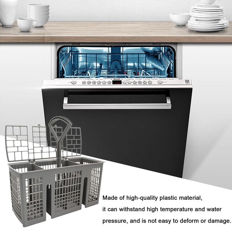 Universal Dishwasher Cutlery Basket For Siemens Bosch Secure Knife Fork Organizer Rack 4