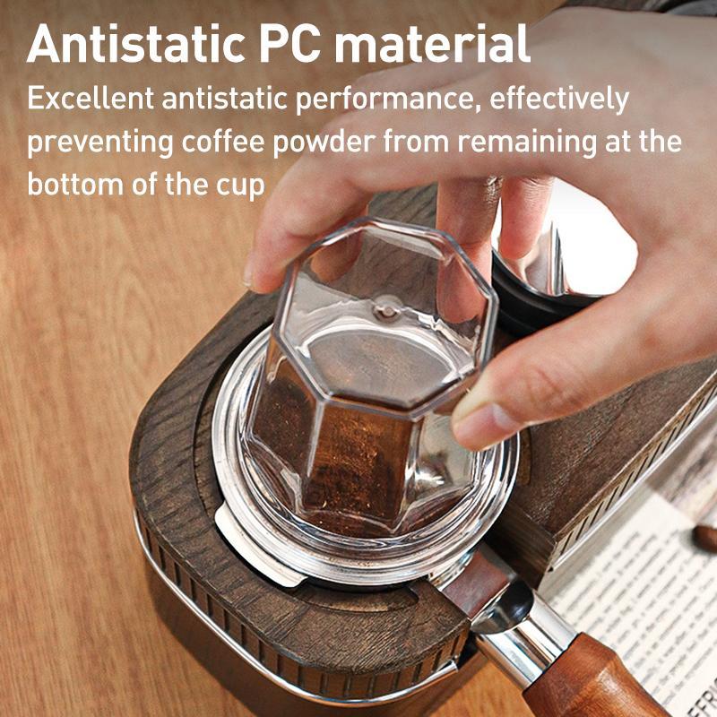 Precision Espresso Dosing Cup Transparent PC Grinder Cup For Portafilters 2