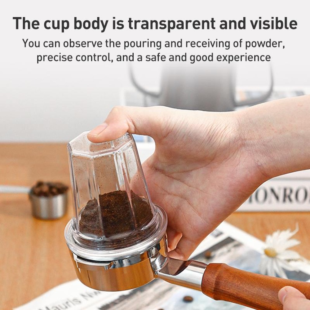 Precision Espresso Dosing Cup Transparent PC Grinder Cup For Portafilters 4
