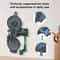 Thermomix Wall Mount Organizer Shelf With Hooks Space Saving Rack 3