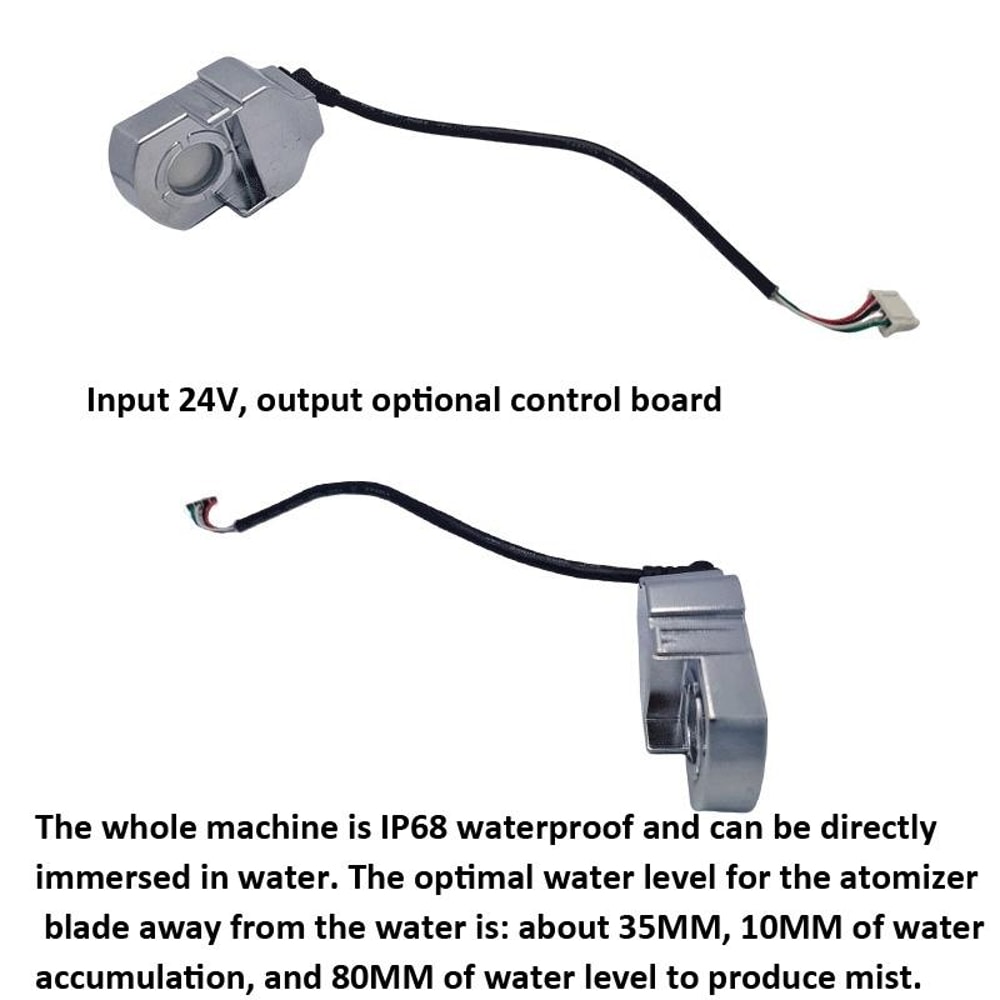 Ultra Thin Ultrasonic Mist Maker T Shaped 24V High Output Fogger Head For Humidifiers Decor 1