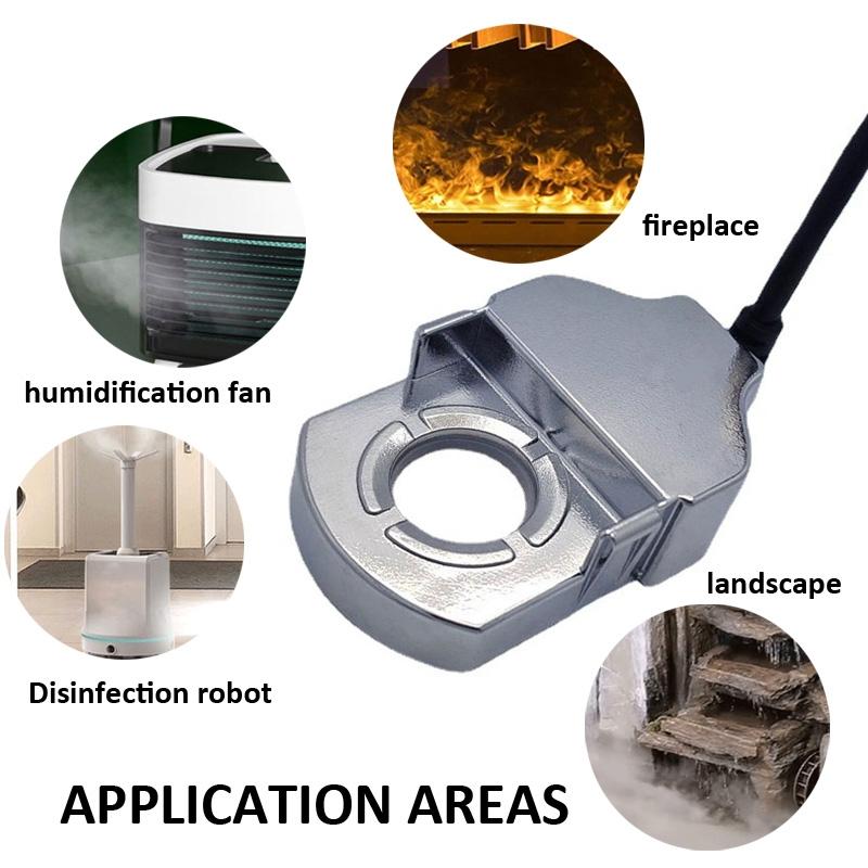 Ultra Thin Ultrasonic Mist Maker T Shaped 24V High Output Fogger Head For Humidifiers Decor 4