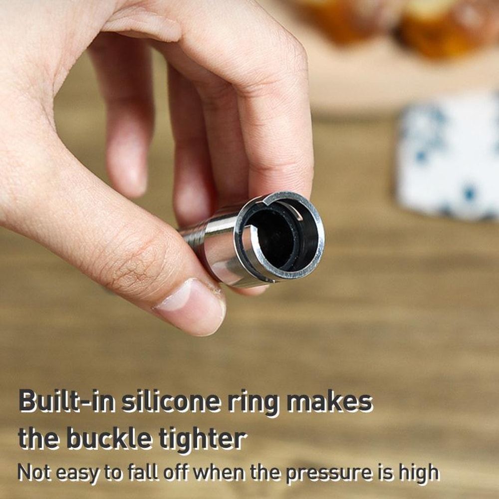 Steam Wand Nozzle Stainless Steel Snap On Upgrade for Perfect Microfoam