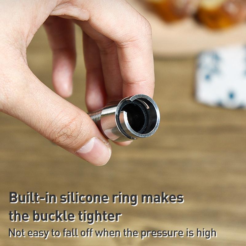Steam Wand Nozzle Stainless Steel Snap On Upgrade for Perfect Microfoam