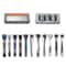6 Blade Open Back Razor Refills for Men Precision Shaving Cartridges Sensitive Skin Comfort