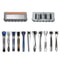6 Blade Open Back Razor Refills for Men Precision Shaving Cartridges Sensitive Skin Comfort