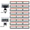 6 Blade Open Back Razor Refills for Men Precision Shaving Cartridges Sensitive Skin Comfort