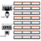6 Blade Open Back Razor Refills for Men Precision Shaving Cartridges Sensitive Skin Comfort