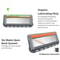 6 Blade Open Back Razor Refills for Men Precision Shaving Cartridges Sensitive Skin Comfort