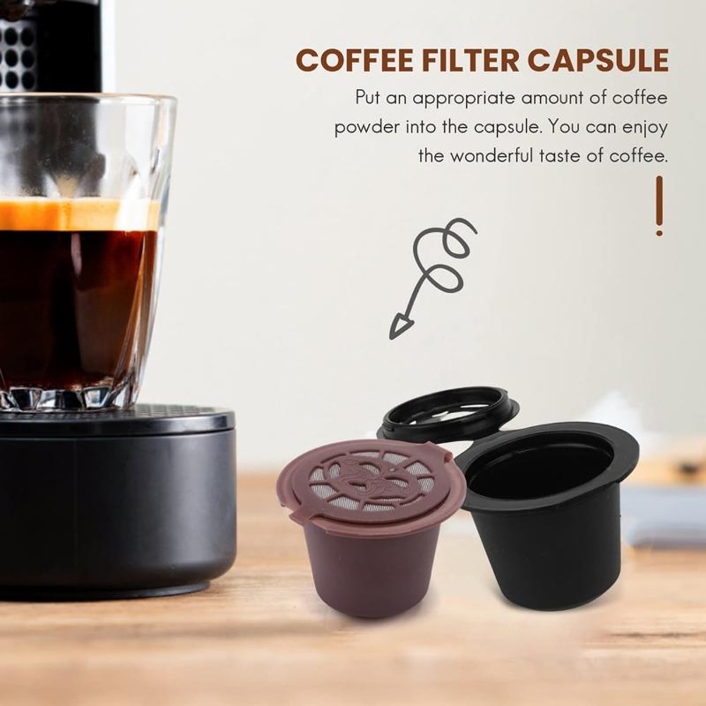 Reusable Coffee Capsule For Nescafe Refillable Pod Eco Coffee Filter 5
