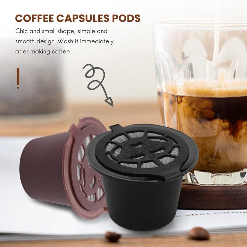 Reusable Coffee Capsule For Nescafe Refillable Pod Eco Coffee Filter 6