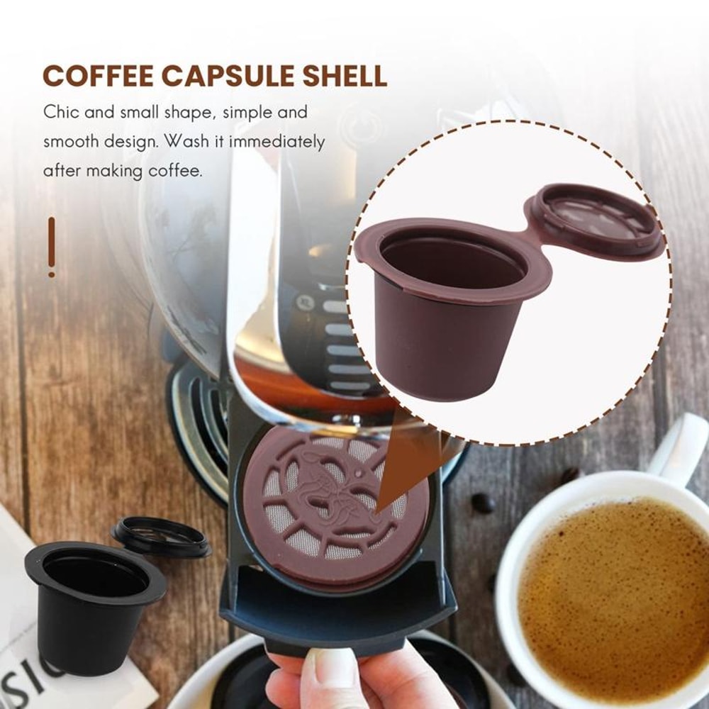 Reusable Coffee Capsule For Nescafe Refillable Pod Eco Coffee Filter 7