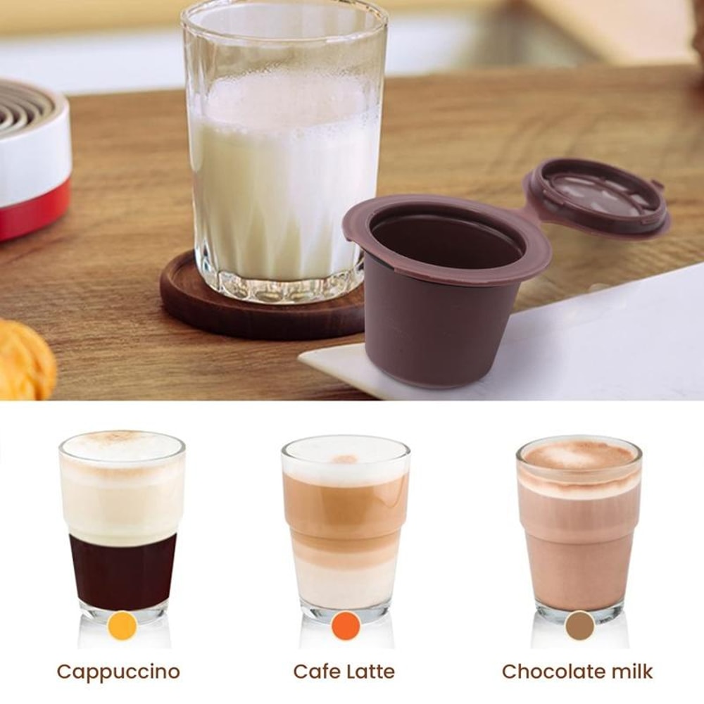 Reusable Coffee Capsule For Nescafe Refillable Pod Eco Coffee Filter 8