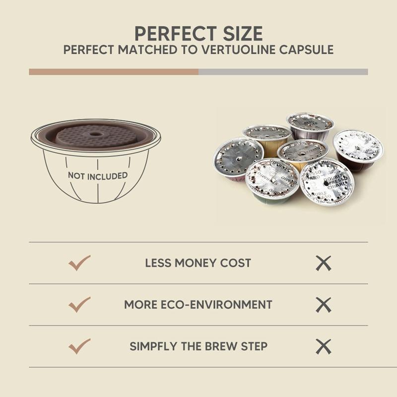 Reusable Vertuoline Coffee Capsule Cap Silicone Lid For Nespresso Vertuo Pods 3