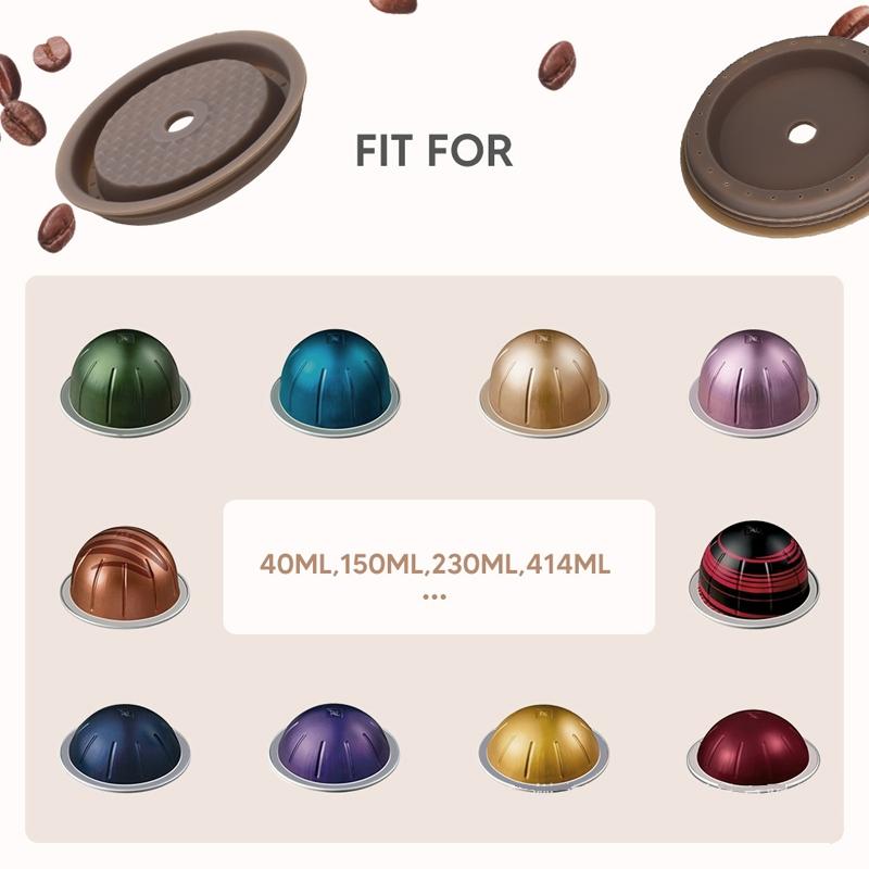 Reusable Vertuoline Coffee Capsule Cap Silicone Lid For Nespresso Vertuo Pods 2