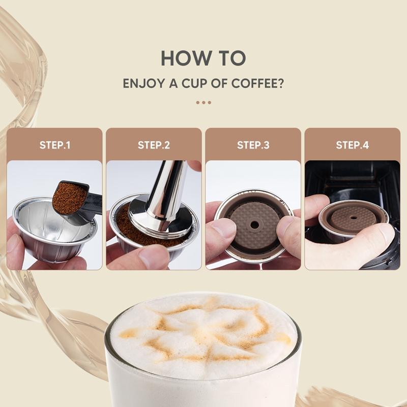 Reusable Vertuoline Coffee Capsule Cap Silicone Lid For Nespresso Vertuo Pods 7