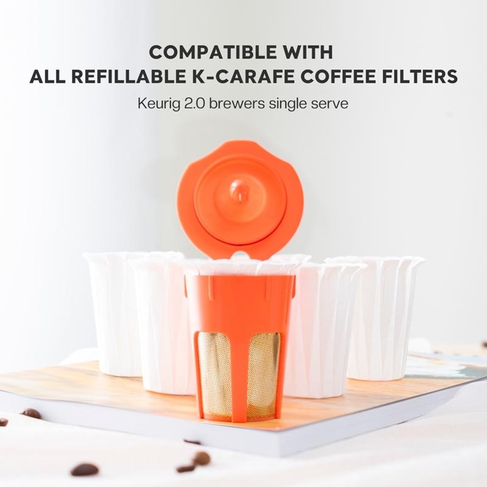 Disposable Paper Coffee Filters Eco Friendly Refill Cups 2