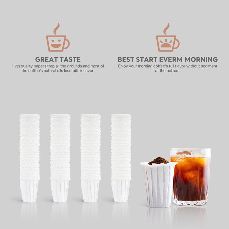 Disposable Paper Coffee Filters Eco Friendly Refill Cups 3