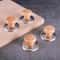 Stainless Steel And Wood Pot Lid Handle Replacement Set Non Slip Heat Resistant Knob 4pcs 0