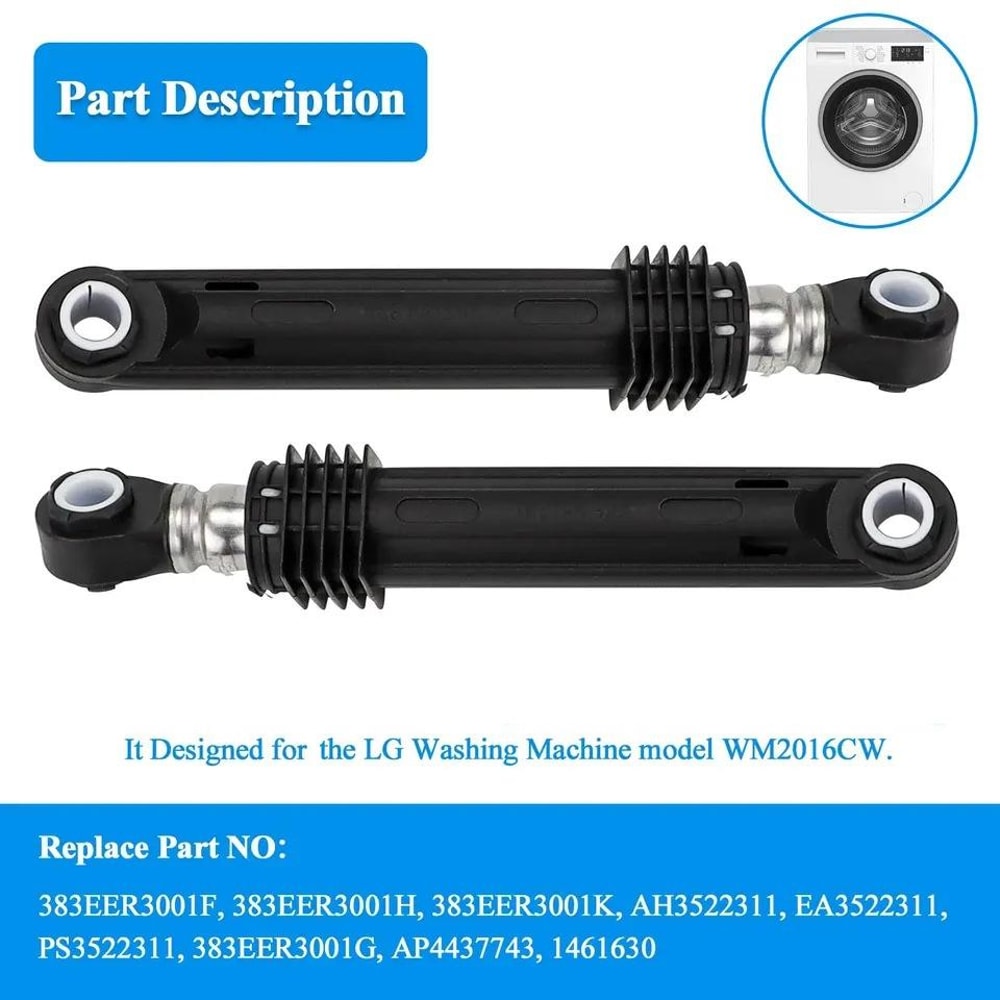 Washing Machine Shock Absorber Set Quiet Drum Stabilizer Replacement Kit 6