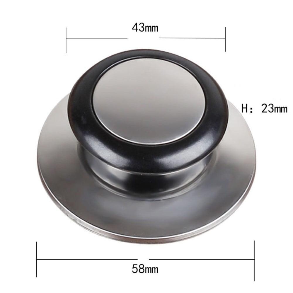 Heat Resistant Pot Lid Handle Stainless Steel Replacement Knob With Anti Scald Grip 4