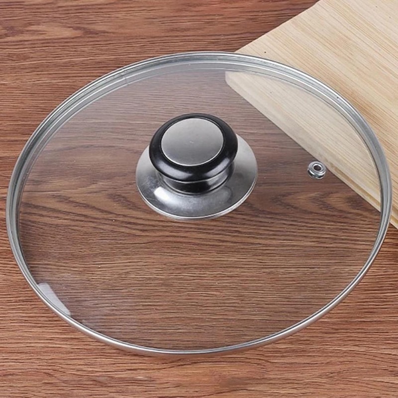 Heat Resistant Pot Lid Handle Stainless Steel Replacement Knob With Anti Scald Grip 7