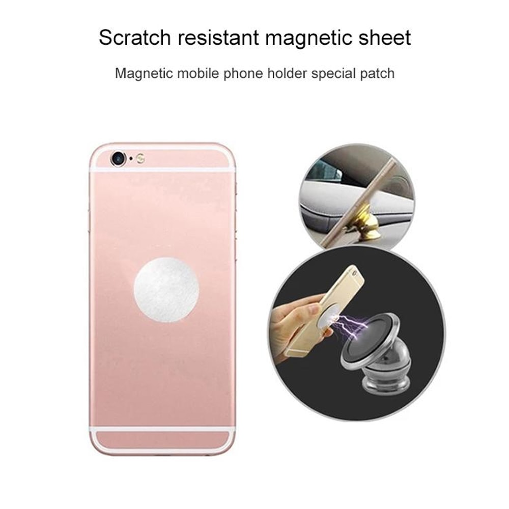 Magnetic Metal Plates For Car Phone Mount Universal Adhesive Discs For GPS Holders 2