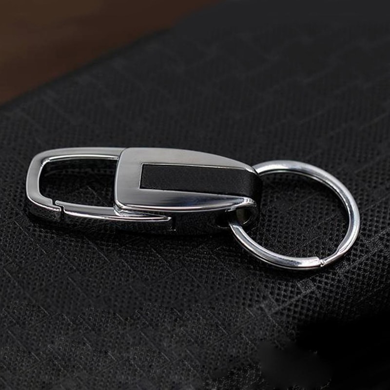 Premium Car Key Chain With Multi Tool Function Leather Metal Key Holder Durable Key Ring Organizer 1
